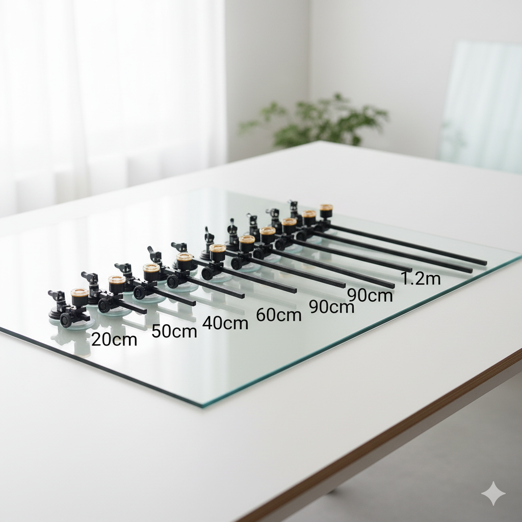 أداة قطع الزجاج الدائرية الاحترافية (بوصلة قطع زجاج) (60)santim